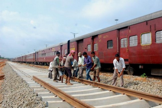 NFR gears up BG conversion work after railway executive director's visit : India to consider Bangladesh proposal for second Maitree train; Centre yet to release funds for Tripura- Bangla railway project
